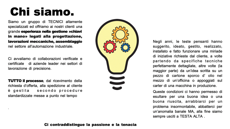 Descrizione di chi siamo